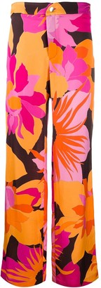 Roseanna Gangster Lee floral print trousers