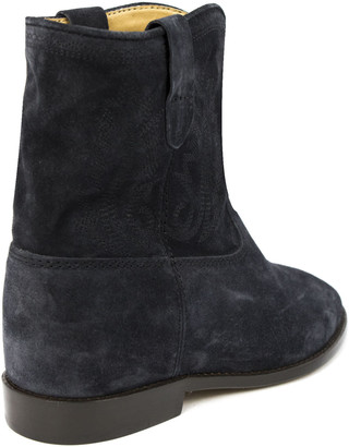 Isabel Marant Faded Leather Crisi Boots - ShopStyle