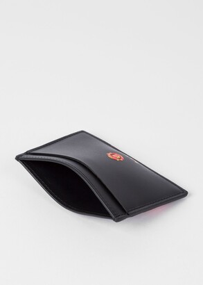 Paul Smith & Manchester United – 'Stadium' Print Leather Credit Card Holder