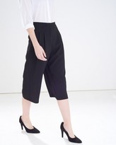 Thumbnail for your product : Vero Moda Black Wide Crepe Culottes