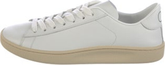 Valentino Leather Low Top Sneakers White Colorblock Pattern Round-Toes Platform Lace-Up Closure at Uppers Unfortunately, due to restrictions, this item may not be eligible for shipping in all areas.
