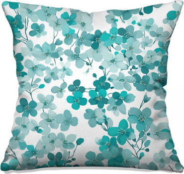 VisionDecor Floral Throw Pillow, Nature Double Sided Pillows