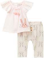 Thumbnail for your product : Jessica Simpson Bunny Top & Pant Set (Baby Girls)