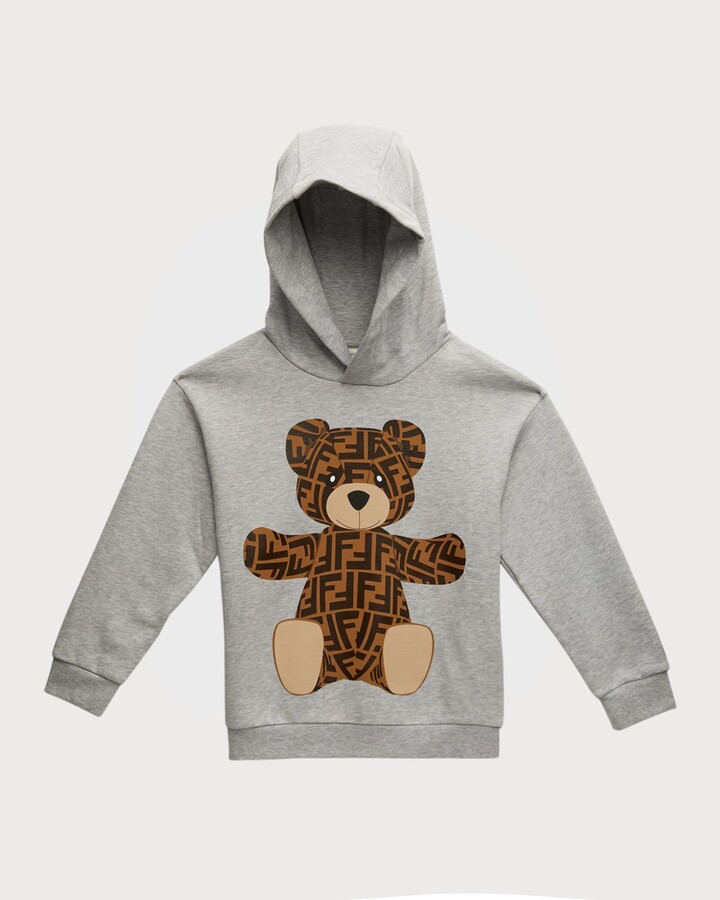 Fendi Kid's FF Graphic Bear Sweatshirt, Size 8-14 - ShopStyle