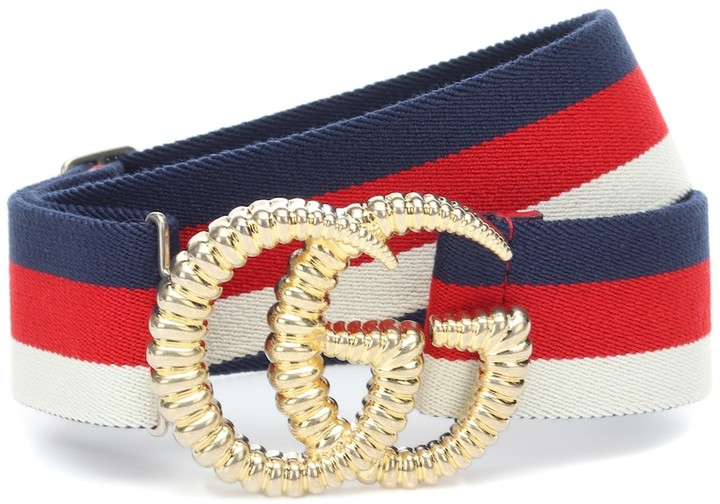 gucci belt with stripes