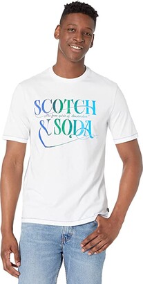 Scotch & Soda Men's White T-shirts on Sale | ShopStyle