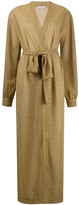 Thumbnail for your product : Oseree Long-Sleeve Belted Knit Coat