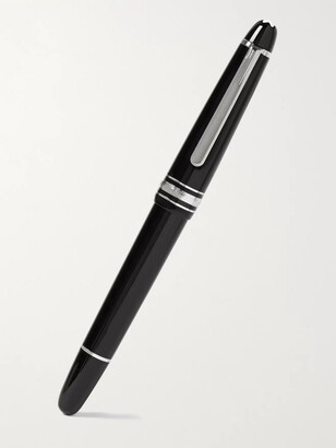 Montblanc Meisterstück Classique Platinum-Plated and Resin Fountain Pen - Men - Black