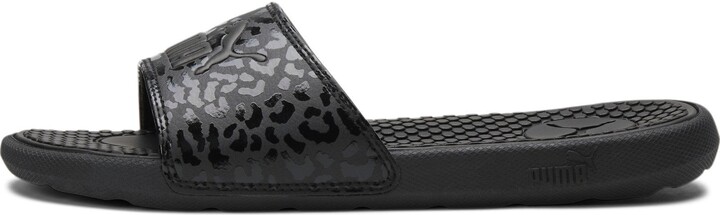 Puma Slide Women's Black Sandals | ShopStyle