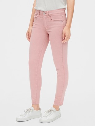 gap mid rise true skinny ankle jeans