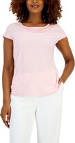 Thumbnail for your product : Kasper Petite Cowl-Neck Top