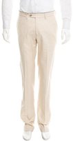 Thumbnail for your product : Luciano Barbera Flat Front Straight-Leg Pants w/ Tags