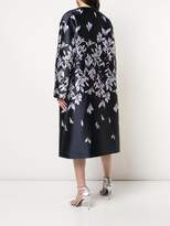 Thumbnail for your product : Oscar de la Renta straight-cut dress with petal print