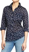Thumbnail for your product : Old Navy Women's Lightweight Printed Shirts