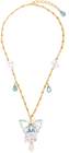 dolce gabbana hydrangea and butterflyembellished necklace