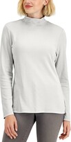 Thumbnail for your product : Karen Scott Mock-Neck Top, Created for Macy's
