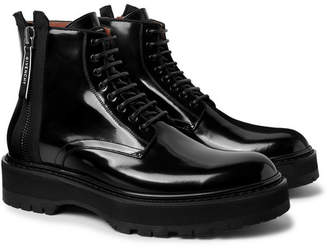 Givenchy Camden Patent-leather Boots - Black