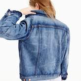 Thumbnail for your product : Point Sur distressed denim jacket