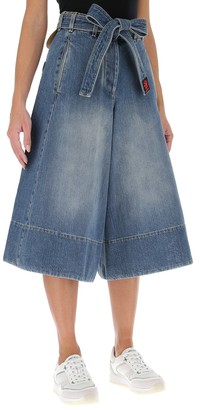 women's denim culottes