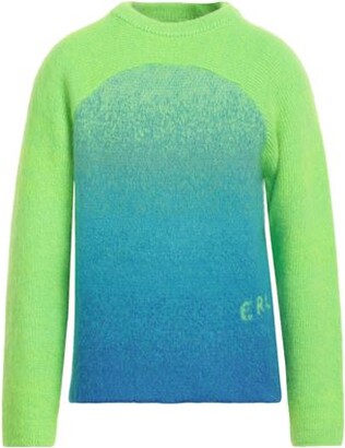 トップス ERL KISS MOHAIR INTARSIA SWEATER KNIT ERL Unisex Kiss Mohair Intarsia Sweater Knit in FUSCIA | FWRD