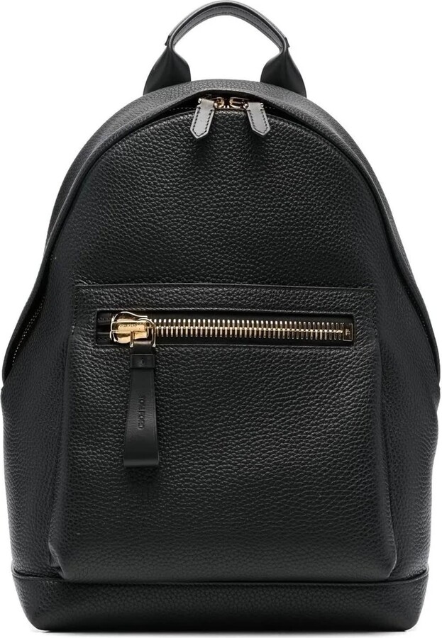 TOM FORD Men's Buckley Grained Leather Sling Backpack