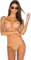 Thumbnail for your product : Ale By Alessandra Maldives Embroidered Bandeau Top