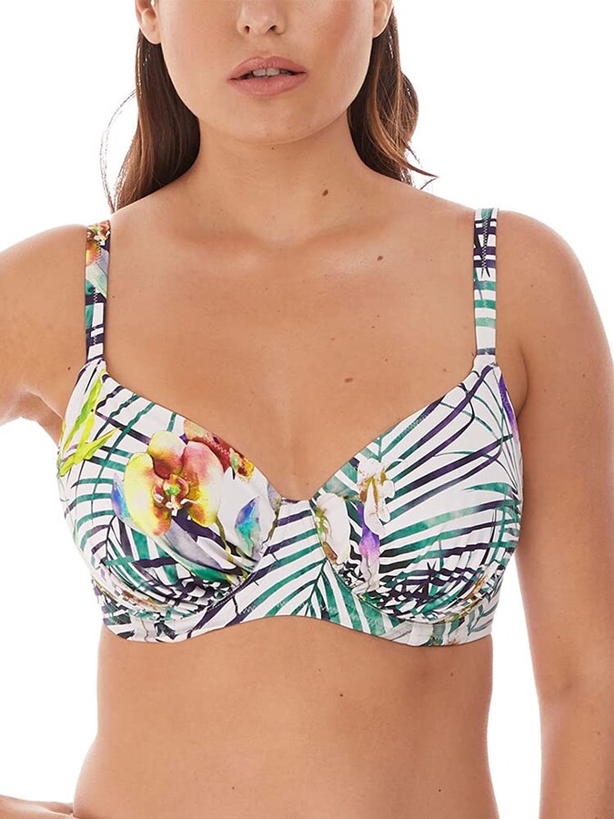 New Fantasie San Diego Padded Plunge Bikini Top Raspberry 5118 VARIOUS SIZES 