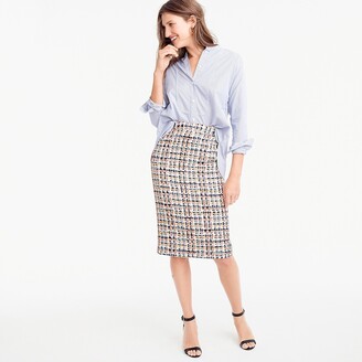 J.Crew Collection pencil skirt in French tweed