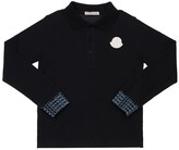 Thumbnail for your product : Moncler Logo Cotton Piquet Polo Shirt