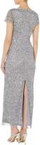 Thumbnail for your product : Adrianna Papell Petite embellished V neck short sleeve maxi dress