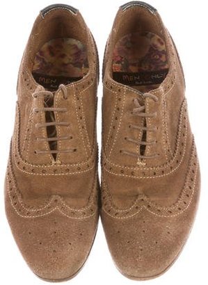 Paul Smith Suede Round-Toe Oxfords