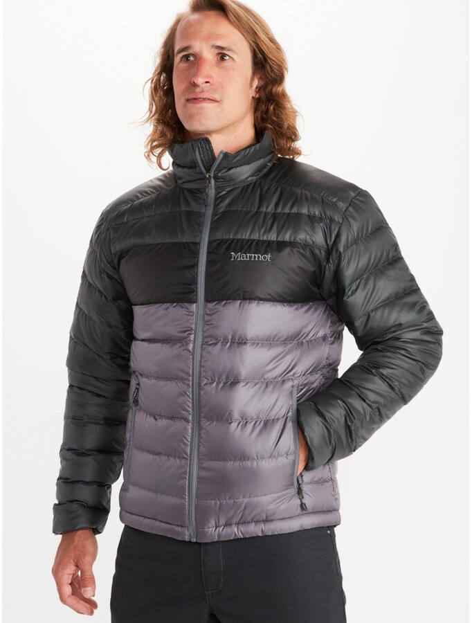 marmot black puffer jacket