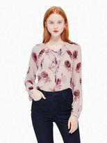 Thumbnail for your product : Kate Spade Encore rose chiffon shirt