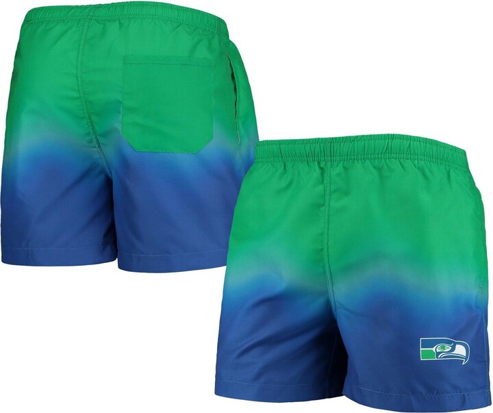 Men's Foco Royal Seattle Seahawks Retro DipDye Swim Shorts ShopStyle