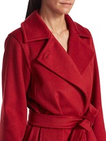Thumbnail for your product : Max Mara Manuela Icon Camel Hair Belted Wrap Coat