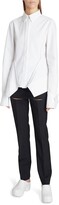 Thumbnail for your product : Givenchy Peplum Button-Down Poplin Shirt