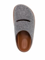 Thumbnail for your product : Sofie D'hoore Floral wool cut-out slippers
