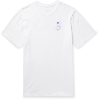 Nike Sportswear Logo-Print Cotton-Jersey T-Shirt