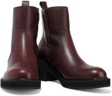 Thumbnail for your product : Jil Sander Navy Shearling-lined Leather Ankle Boots