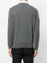 Thumbnail for your product : Ballantyne V-neck Argyle sweater
