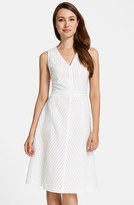 Thumbnail for your product : Cynthia Steffe 'Millie' Ribbon Stripe Organza Fit & Flare Dress