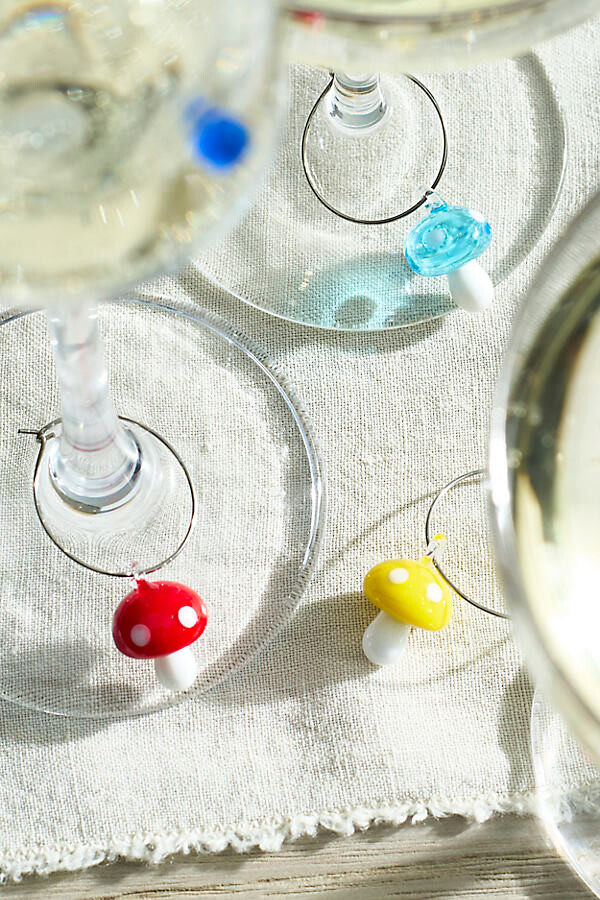 Mushroom Wine Charms