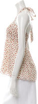 Thumbnail for your product : Alice + Olivia Printed Halter Top