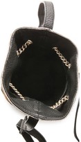Thumbnail for your product : Halston Mini Haircalf Bucket Bag