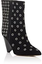 Thumbnail for your product : Isabel Marant Women's Grommet-Embellished Suede Ankle Booties