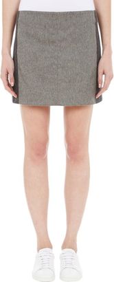 Edun Colorblock Mini Skirt-Grey