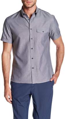 Perry Ellis Woven Short Sleeve Regular Fit Shirt