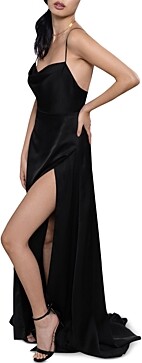 Fame & Partners The Rosabel Cowl Neck Gown