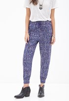 Thumbnail for your product : Forever 21 Abstract Woven Joggers