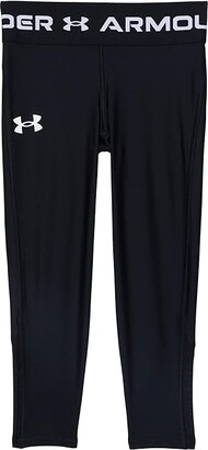 Under Armour Kids Armour Ankle Crop (Big Kids) (Black/White) Girl's  Clothing - ShopStyle